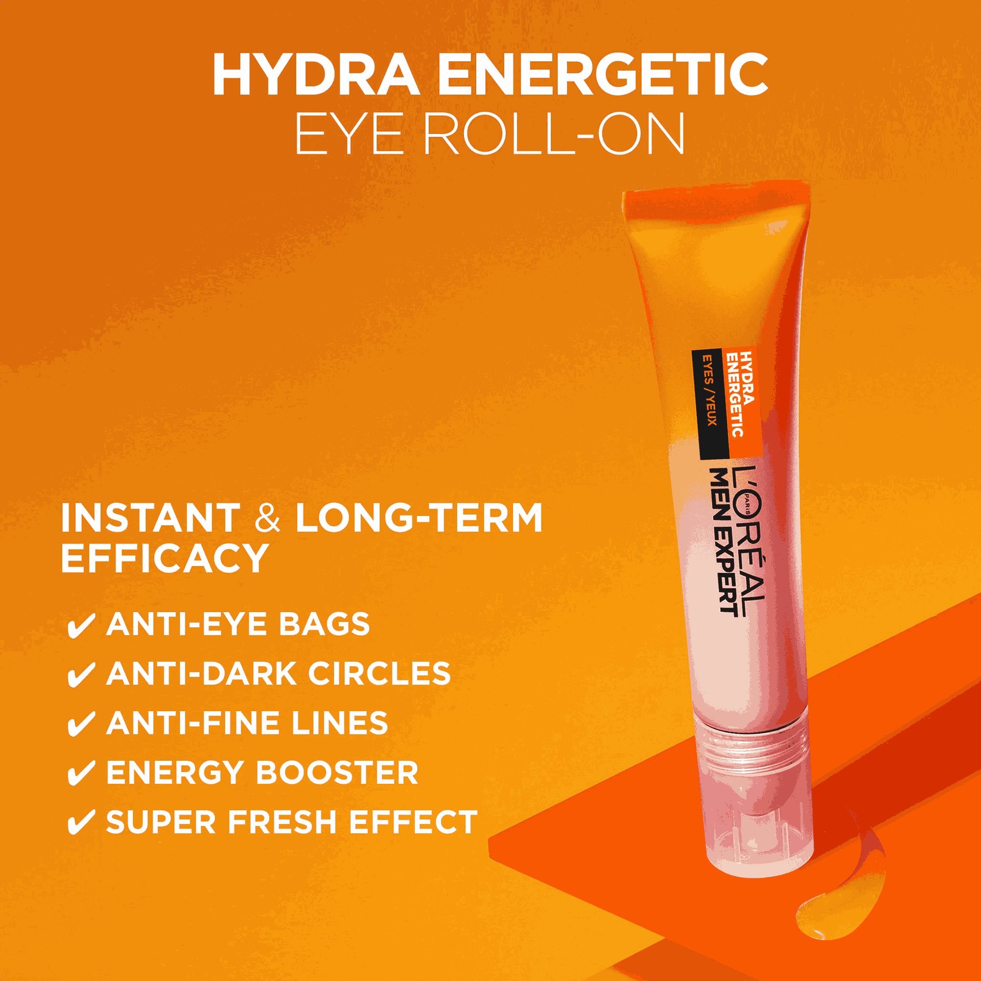 Men Expert Hydra Energetic Anti Fatigue Eye Roll On 2